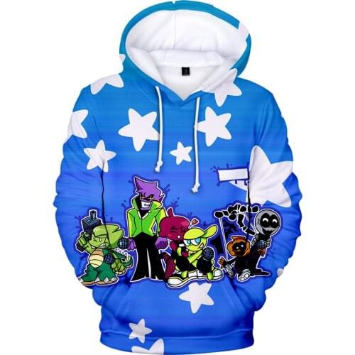 Trend Anime Autumn Sweatshirts Friday Night Funkin 3D Digital Hoodies Men/Women Fashion Streetwear Pullover Y2K Kawaii Clothes