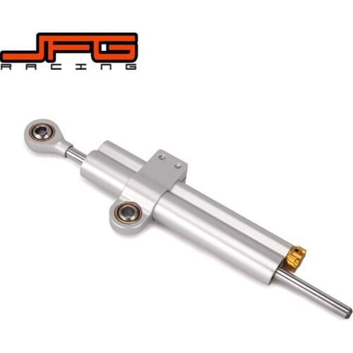Motorcycle Universal Adjustable Steering Glossy Smooth Damper Stabilizer Linear For KTM HONDA YAMAHA SUZUKI Street Dirt Bike