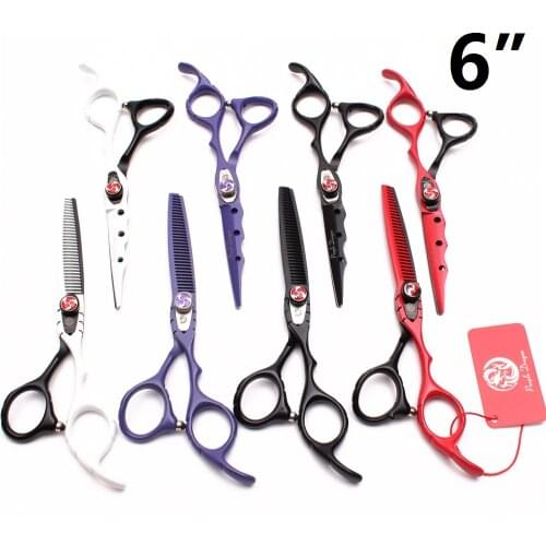 Y1229 6” Professional Hairdressing Scissors Barber Shears Salon Haircut Scissors Red