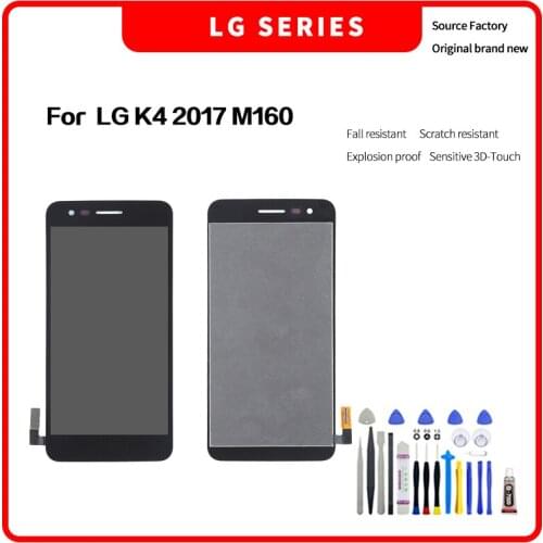For LG K4 2017 M160 LCD display High quality HD brand new screen assembly with Disassembly tools