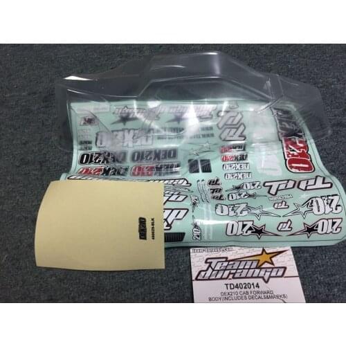 1/10 scale Team Durango TD402030 TD402014 Clelar Body DEX210 EP 4WD Off Road buggy Cab Forward w/Decals/Mask