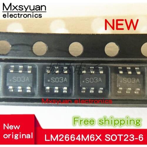 20pcs~100pcs/LOT LM2664M6X LM2664M6X/NOPB LM2664 S03A SO3A SOT23-6 New original