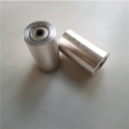 30x50mm Double Bearing Driving Wheel Belt Sander Conveyor Guide Wheel With Hole 5mm/6mm/8mm