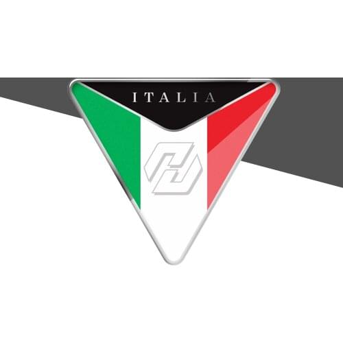 3D Resin Motorcycle Decal Italy Flag Frame Sticker Case for Ducati Aprilia Piaggio Vespa Honda Yamaha Kawasaki Suzuki Decals