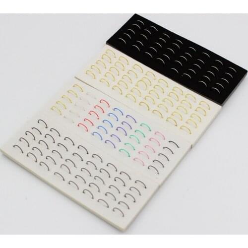 40pcs/pack Stainless Steel Nose Ring Set Women Surgical Steel Nose Piercing Set ear bone needle Studs Body Jewelry