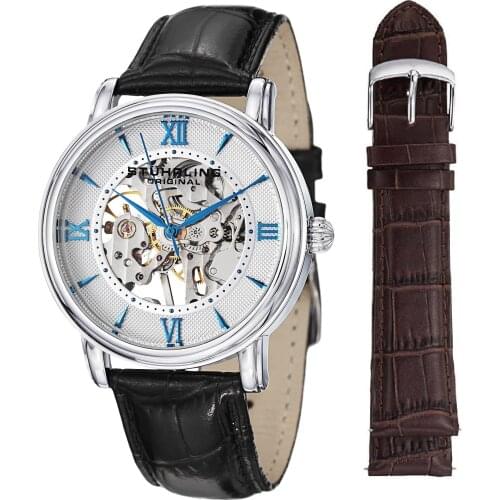 458 G2.33152 SET Mechanical Stührling 40mm Winding Men Wristwatch Clock