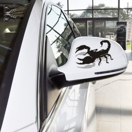 Aliauto 2 x Funny 3D Sticker Ants ScorpionsThree-dimensional Shadow Effect For Ford Focus 2 Volkswagen Skoda Polo Renault Toyota