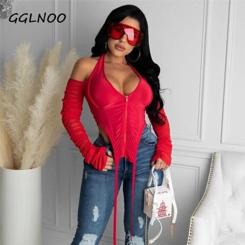 Женские однотонные футболки GGLNOO China At AliExpress