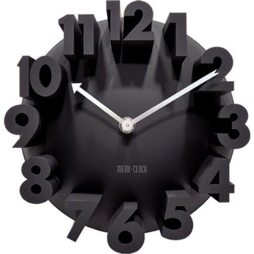 Living Room Art Deco Wall Clock Retro Single-Sided Battery-Powered Retro Garden Creative Art Digital Clock Wall Clock