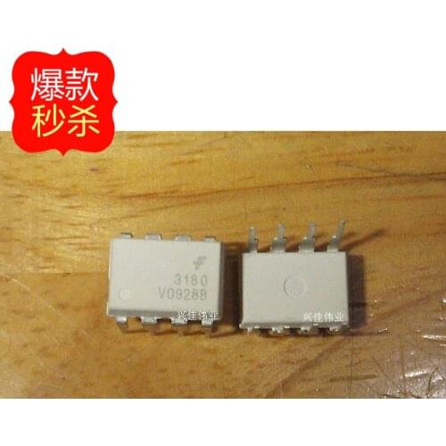 10PCS New original authentic FOD3180 F0D3180 3180 DIP8 Optocouplers