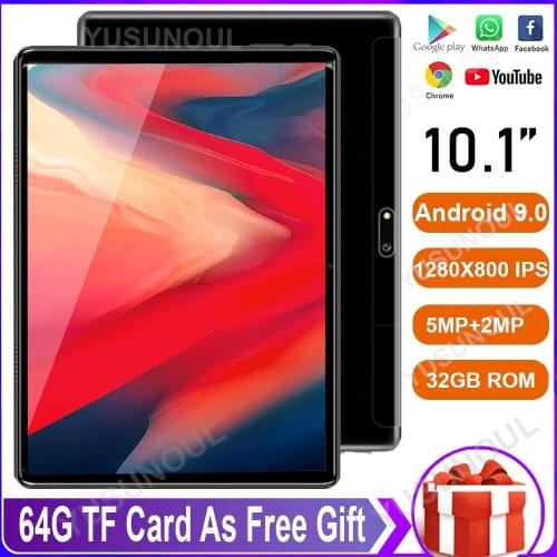 2020 New CE Brand 10 inch tablet 32GB ROM 1280 x 800 IPS HD Screen 5.0MP Camera Dual SIM Phone Call Android 9.0 tablet pc GPS