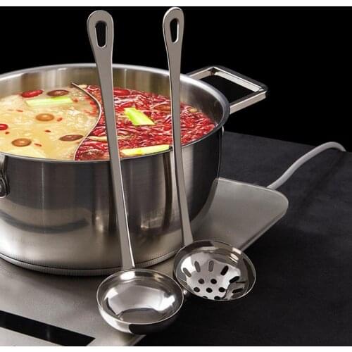 Stainless Steel Kitchen Ladle Creative Slotted Ladle Spoon Soup Ladle For Home cocina Baking Cookware Gadgets Spoon