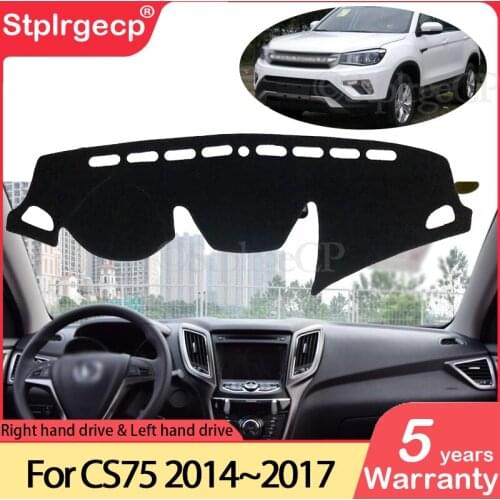For Changan CS75 2014 2015 2016 2017 Anti-Slip Mat Dashboard Pad Sunshade Dashmat Protect Anti-UV Dash Carpet Car Accessories