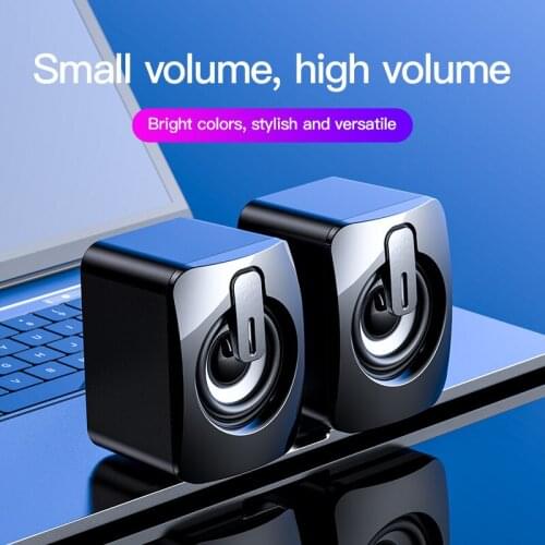 USB Wired Speakers 3D Stereo Sound Surround Loudspeaker For PC Laptop Notebook Portable Mini Computer Speaker Dropshipping 20
