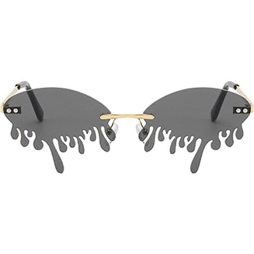 Stylish Women Sunglasses Fashion Sun Glasses Tear Dripping Design Streetwear