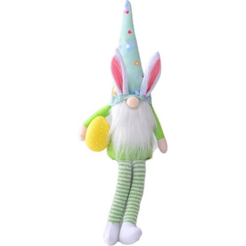 Elves Doll Ornaments Plush Toy Bunny With Long Legs Cute Hug Dwarf Rabbit Fairy Gift Supply Party Color Home Decoration Products
