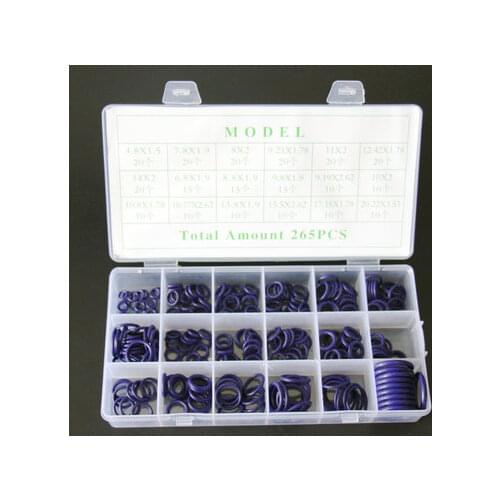 High Quality! Auto A/C Aircon Airconditioning Rubber O Ring Seal Washer Assortment Spare Parts