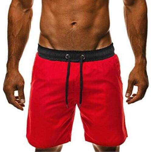 High quality 2020 Summer Casual Drawstring Elastic Waist Casual Beach swimwear trunks Board Shorts men M-3XL