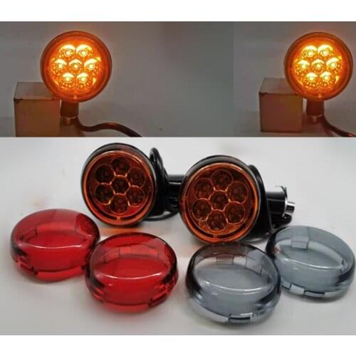 For Harley Sportster XL 883 1200 Rear Turn Signals Indicators LED Lights for Harley Sportster 883 Iron XL1200 1992-UP Motos