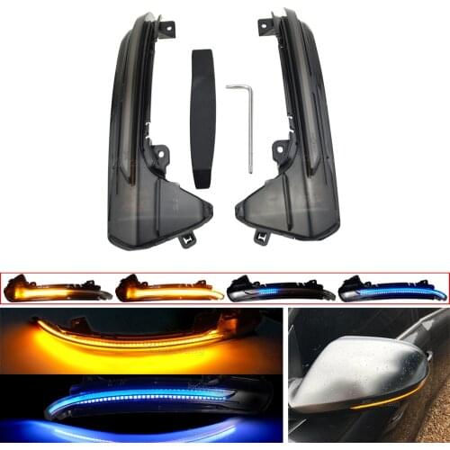Rearview Mirror Dynamic Blinker Indicator For Audi A6 C7 C7.5 4G S6 LED Turn Signal Light 2013 2014 2015 2016 2017 2018 RS6