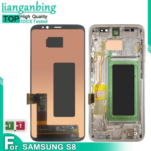NEW Super AMOLED Screen For Samsung Galaxy S8 G950F G950A G950FD Lcd Display Touch Screen Digitizer Assembly Replacement Parts