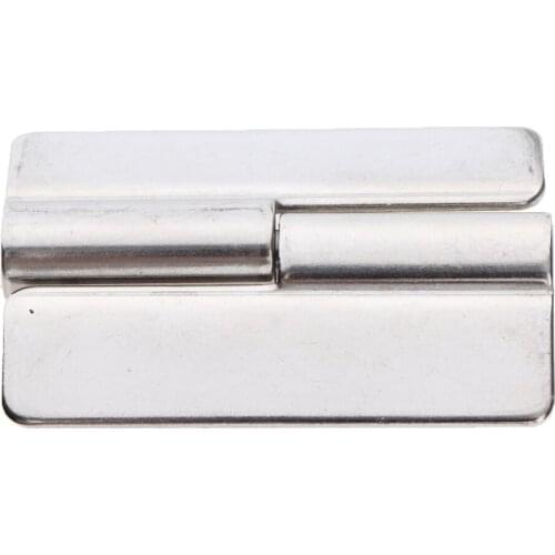 2-inch Long Universal Butt Hinge 5pcs Stainless Steel Non-porous Door Home Furniture Hardware Butt Hinge