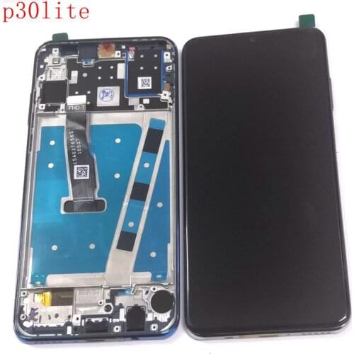 6.15"For Huawei P30 lite MAR-L29 MAR-L09 MAR-AL00 MAR-TL00 Lcd Screen Display+Touch Glass Digitizer Frame Nova 4e p30lite lcd