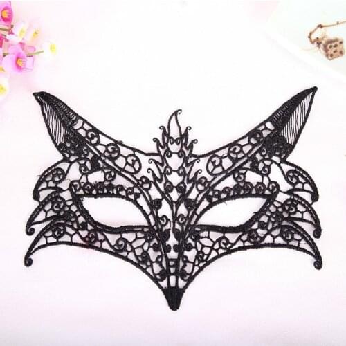 6 Style Women Lady Black Lace Mask Sexy Mask Blinder Blindfold Erotic Fetish Bdsm Slave Restraint Adult Game Sex Toy Product For