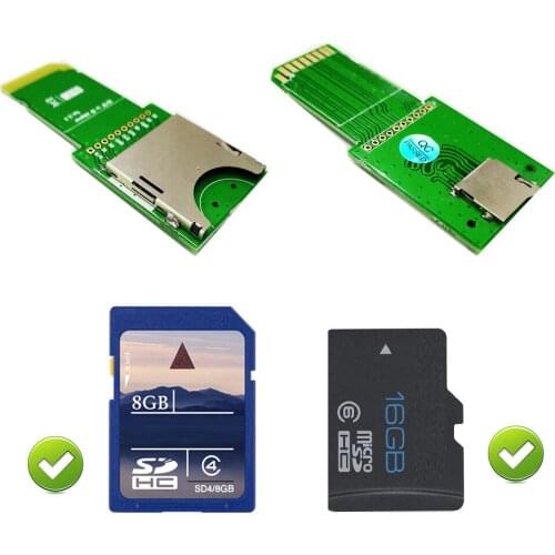 SDHC SD card / Micro SD /TF Card to SD Extension Adapter