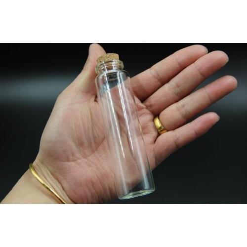 200pcs 30*110mm large Vase Clear magic Potion Glass Bottles with Cork Stopper Empty Spice Food Bottles Jars DIY Crafts Vial Gift