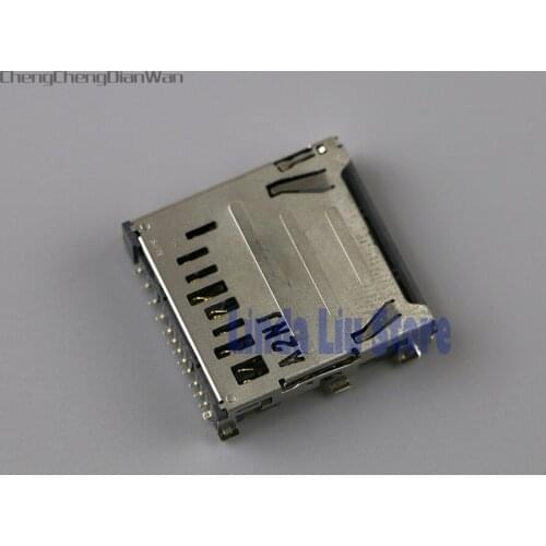 ChengChengDianWan 12pcs/lot original For Nintendo 3DSXL 3DSLL SD Card socket Slot Replacement Parts