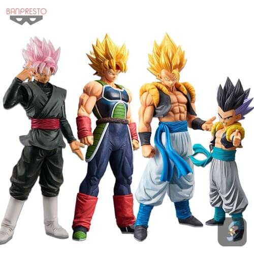 Bandai Genuine Dragon Ball Super Grandista Burdock Gotenks Son Goku Action Figure Ornament Model Toys