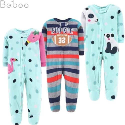 New Baby Spring Boys Clothing Newborn Rompers Baby Girl Jumpsuit Warm Fleece Kids Jumpsuit 0-12m Cheap Infant Outfit Clothing