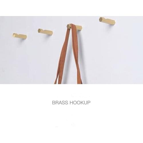 Copper Wall Hook for keys Bathroom Hook Towel Hook Coat Hooks Wall Mounted Robe Hook Bathroom Accessories