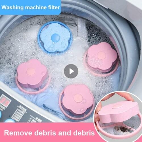 Reusable Washing Machine Filter Washing Machine Floating Lint Mesh Trap Bag Hair Catcher Filter Net Pouch Household Tool Selling