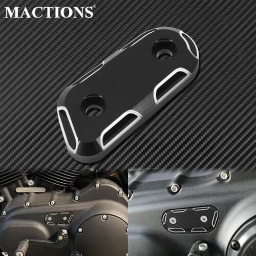 Motorcycle CNC Master Cylinder Inspection Cover Aluminum For Harley Sportster XL883N Iron XL1200V Seventy Two SuperLow Custom