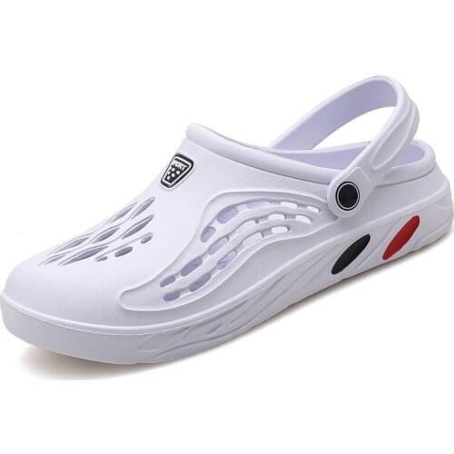 Men Shoes Unisex Summer Hollow Slippers Fashion Outdoor Sneakers Breathable Casual Couple Beach Sandal Flip Flops Shoes Slippers