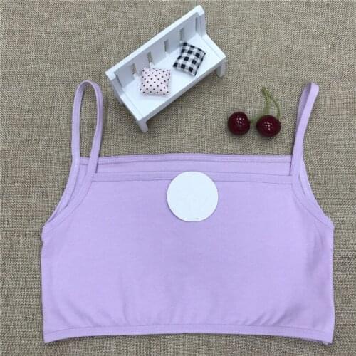 Teenage Girl Underwear Puberty Young Girls Child Teen Vest for Kids Teenagers Girl Undergarments Soft Cotton