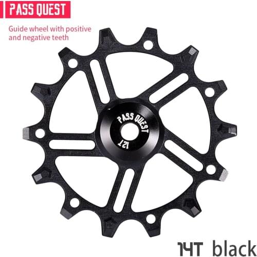 New PASS QUEST 12T/14T METEOR Narrow/Wide Derailleur Gear guide wheel 5mm Center Diameter bike accessories