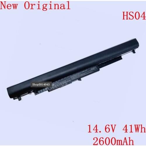 New Original HS04 Laptop Li-ion Battery for HP 240 245 246 250 255 256 G4 G5 series HS03 HSTNN-LB6V 14.6V 41Wh 2670MAh 4 cells