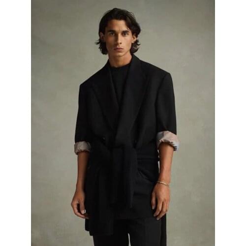 Grace Of God 7TH Spring New Mens Fashion High Street Hip-Hop Casual Loose Suit Jacket