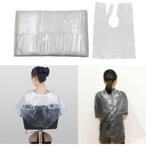 Lot of 200 Disposable Hair Cutting Cape Salon Gown Unisex Barber Capes Cloth