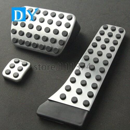Nulla Stainless steel accelerator brake footrest pad AT For Benz AMG C E S GLK SLK CLS SL-Class W203 W204 W211 W212 W210