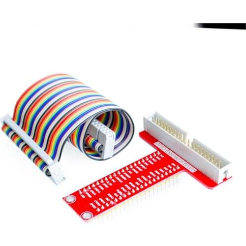 Raspberry Pi 3&Raspberry Pi 2 Model B T , expansion DIY kit (40Pin GPIO cable + GPIO T-adapter plate)