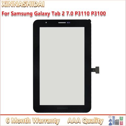 7 inch For Samsung Galaxy Tab 2 7.0 P3100 P3110 Touch Screen Digitizer Tab2 GT-P3100 GT-P3110 Touch Screen Glass Sensor Parts