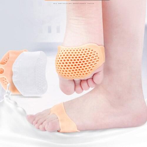 Silicone Honeycomb Forefoot Insoles High Heel Shoes Pad Gel Insoles Breathable Health Care Shoe Insole Massage Shoe Insert