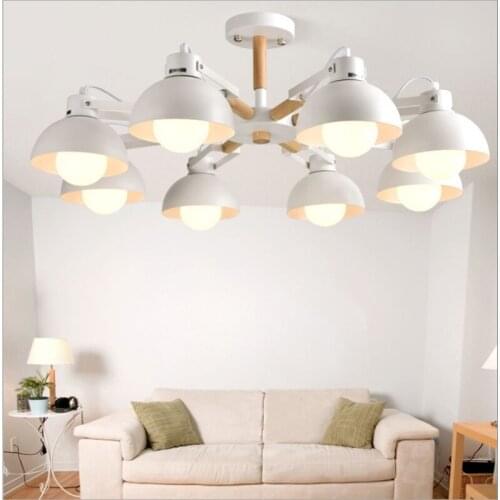 Modern 180 degree turn chandelier E27 LED chandelier living room ceiling lamp bedroom LED ceiling lamp hotel lamp light lamp