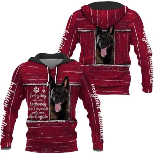 Funny Malinois 3D Printed Hoodies Fashion Pullover Men For Women Animal Sweatshirts Sweater Cosplay Costumes