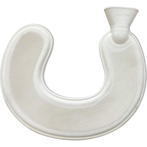 U-shaped Rubber Hot Water Bottle Warm Water Bag Winter Warm Heat Reusable Hand Warmer Water Injection Hot Water Bottle