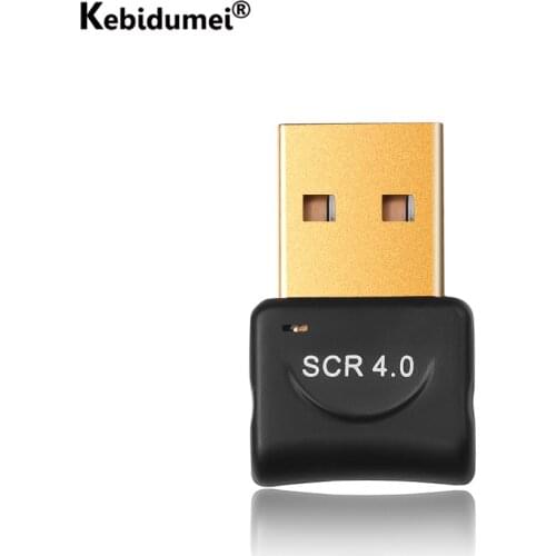 Kebidumei USB Bluetooth Dongle Adapter For Computer PC Mouse Keyboard Aux Bluetooth 4.0 Speaker Music Receiver Transmitter